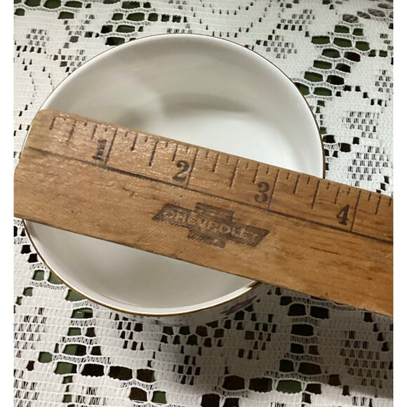 Royal Victoria Violets Fine Bone China England Footed Dessert Sherbert Bowl Cup - Picture 11 of 11